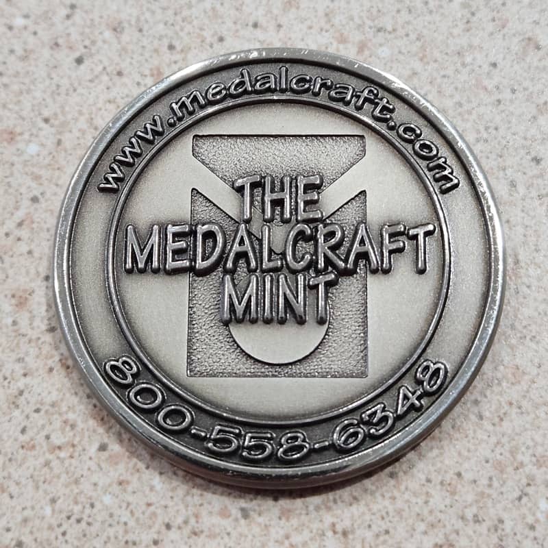 Medalcraft Examples Medalcraft Mint $50 Redeemable For Custom Services Medallion ...